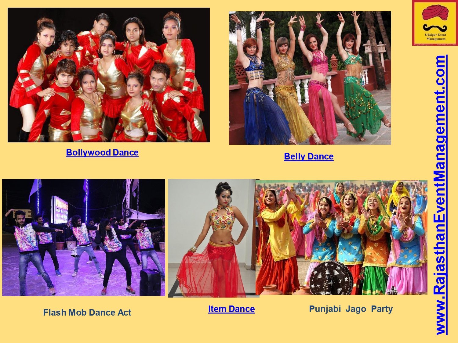 Item, Belly, Bollywood, Punjabi Jago & Flash Mob Dance